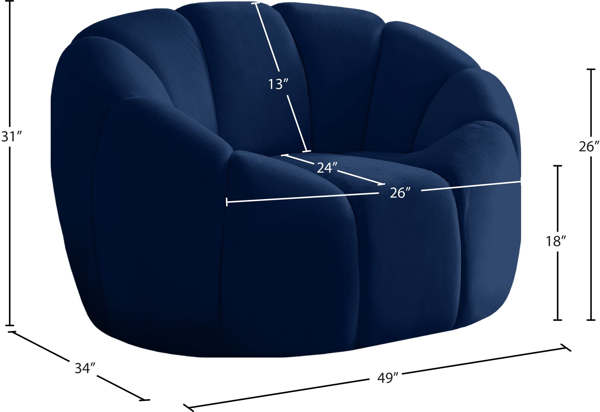 Elijah Velvet Chair