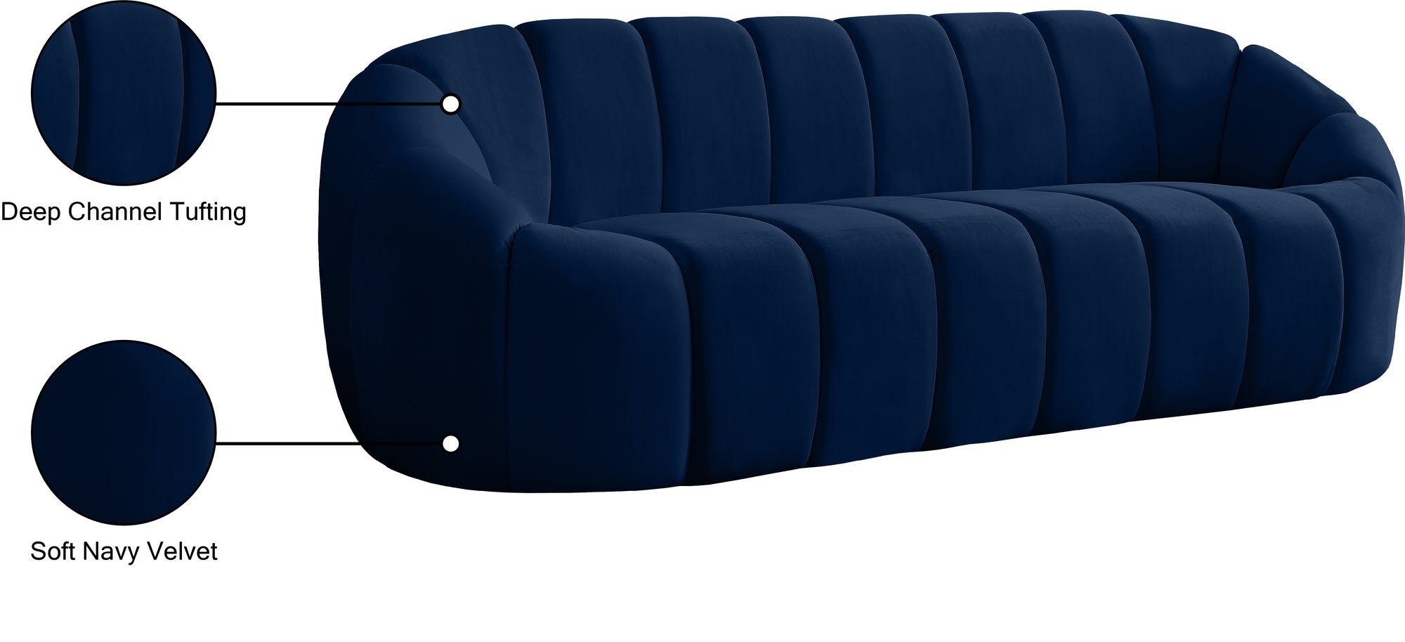 Elijah Velvet Sofa