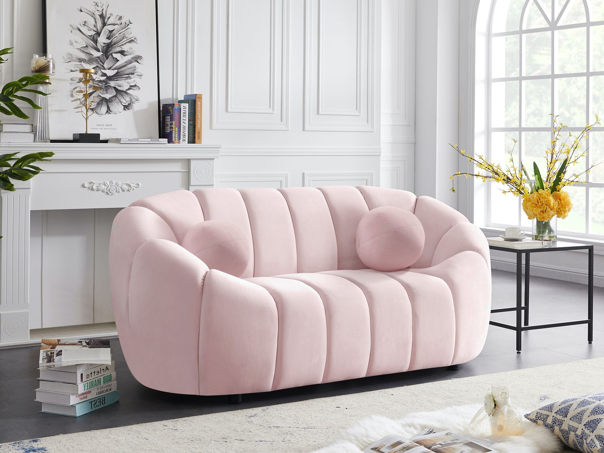 Elijah Velvet Loveseat