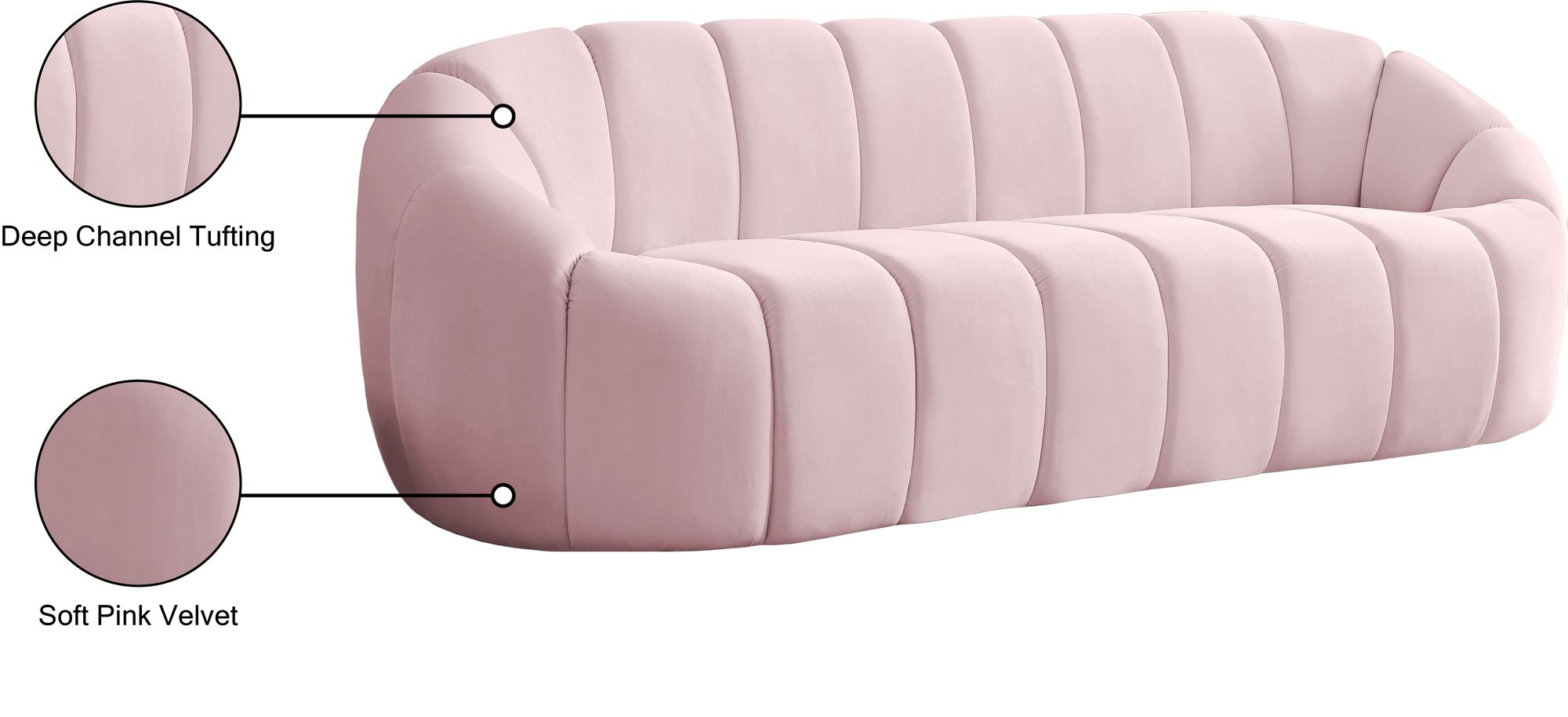 Elijah Velvet Sofa