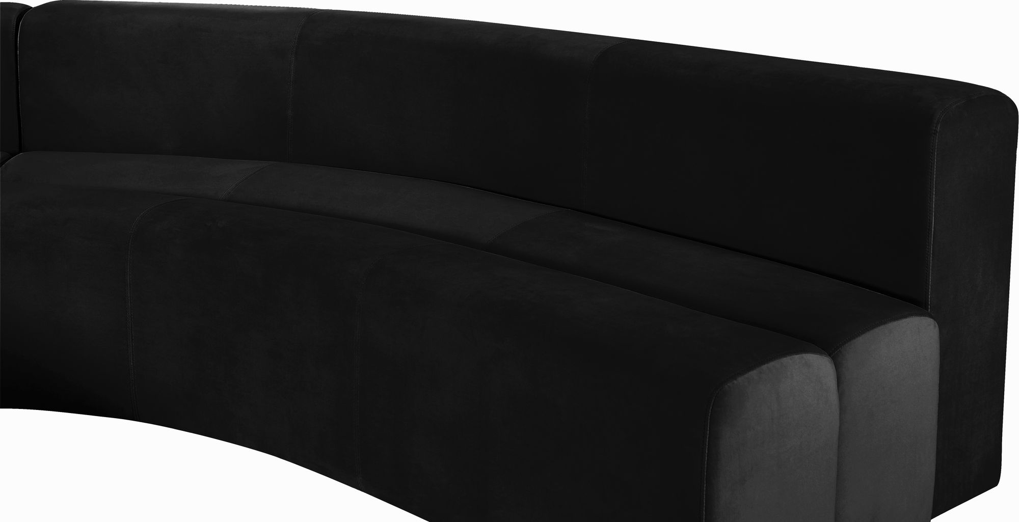 Curl 2-Piece Velvet Sectional