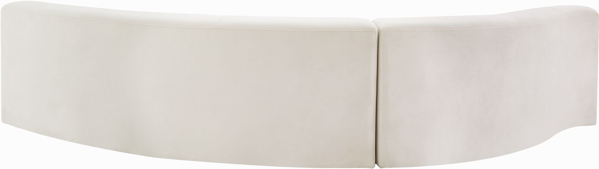 Curl 2-Piece Velvet Sectional