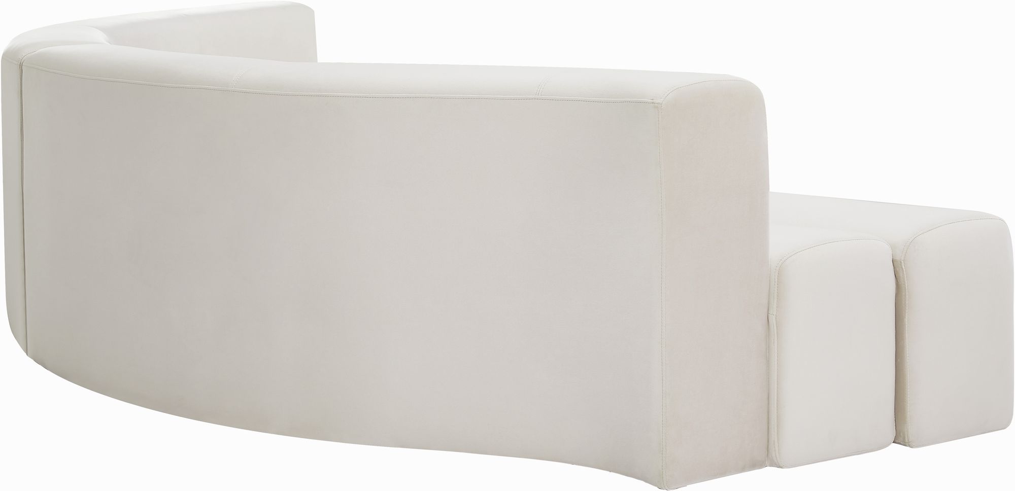 Curl 2-Piece Velvet Sectional