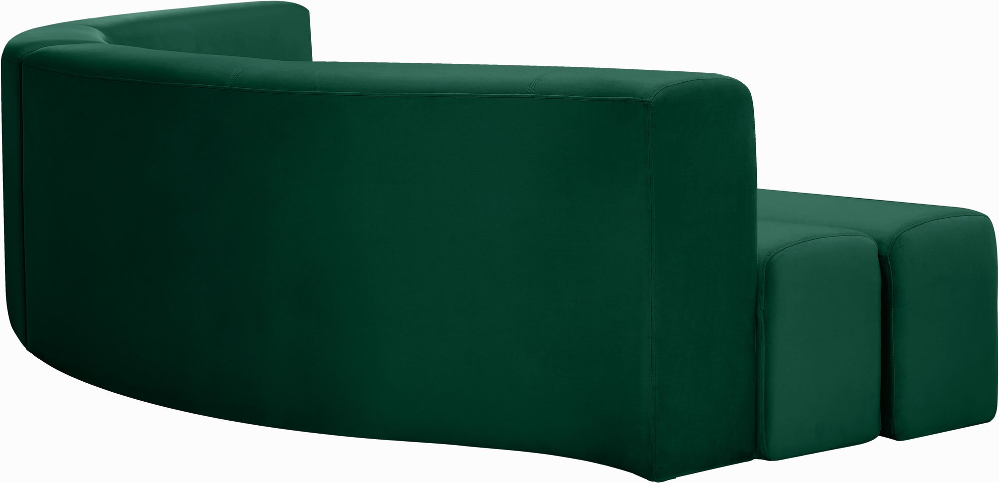 Curl 2-Piece Velvet Sectional
