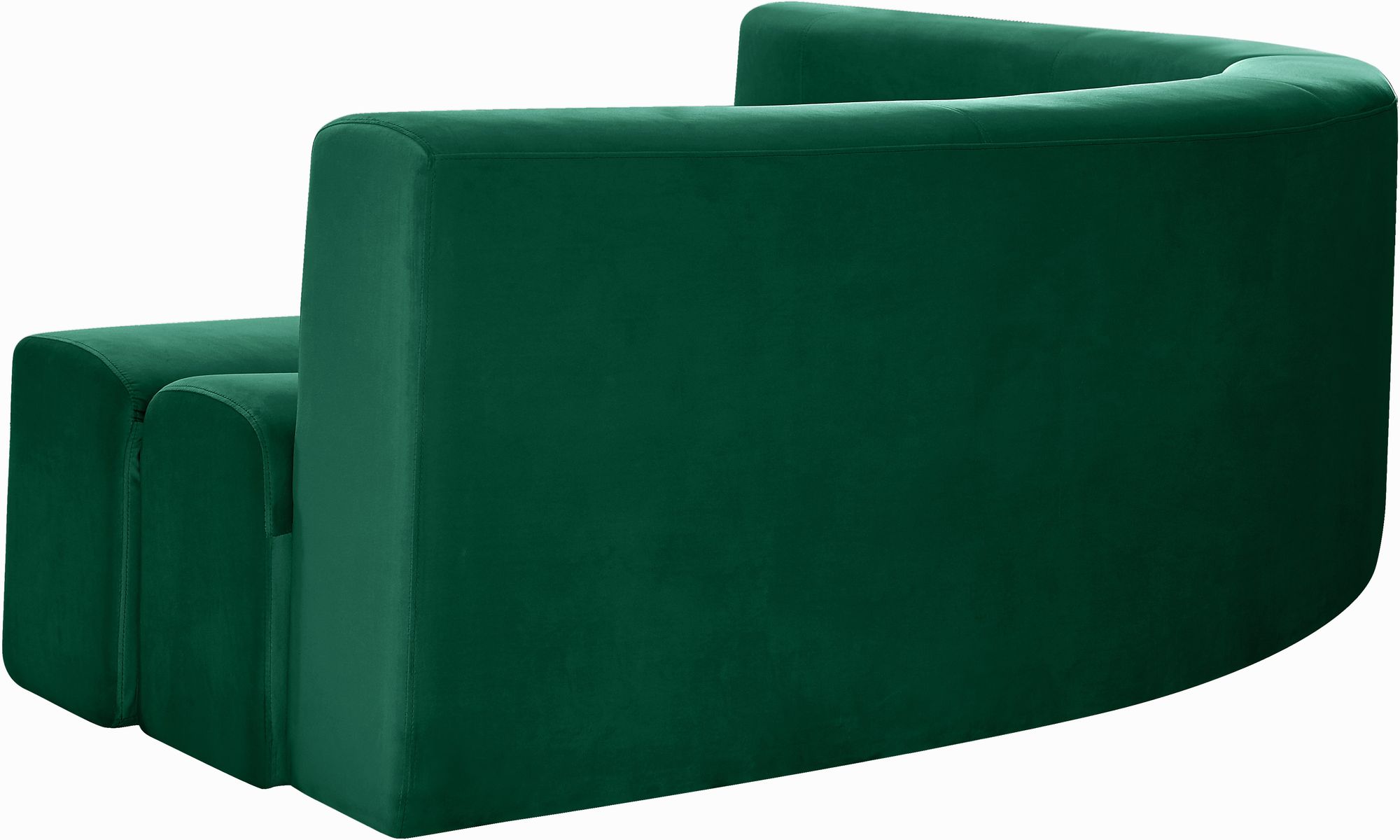 Curl 2-Piece Velvet Sectional