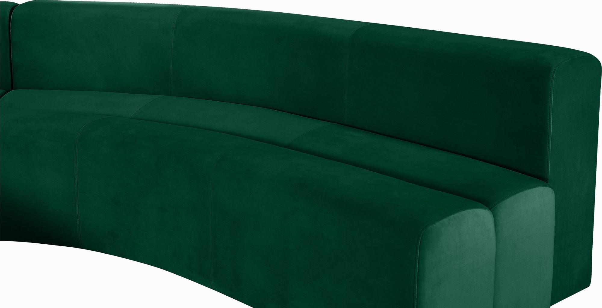 Curl 2-Piece Velvet Sectional