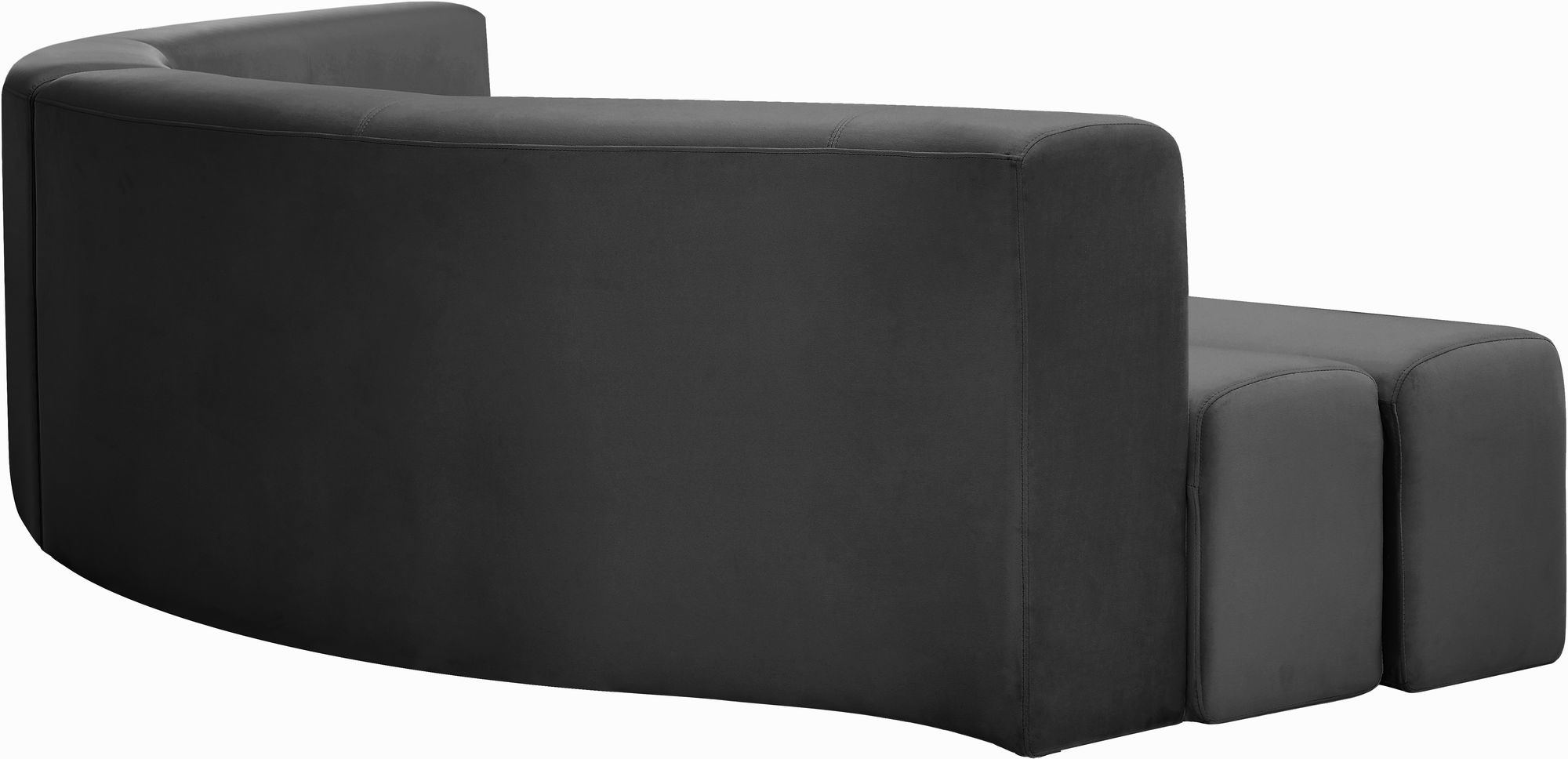 Curl 2-Piece Velvet Sectional