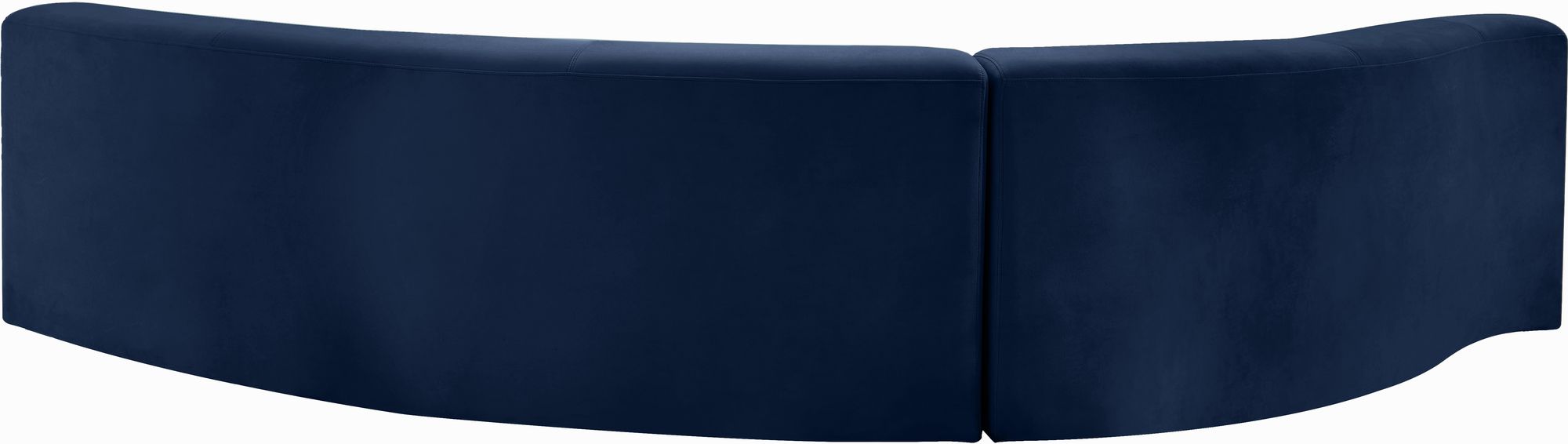 Curl 2-Piece Velvet Sectional