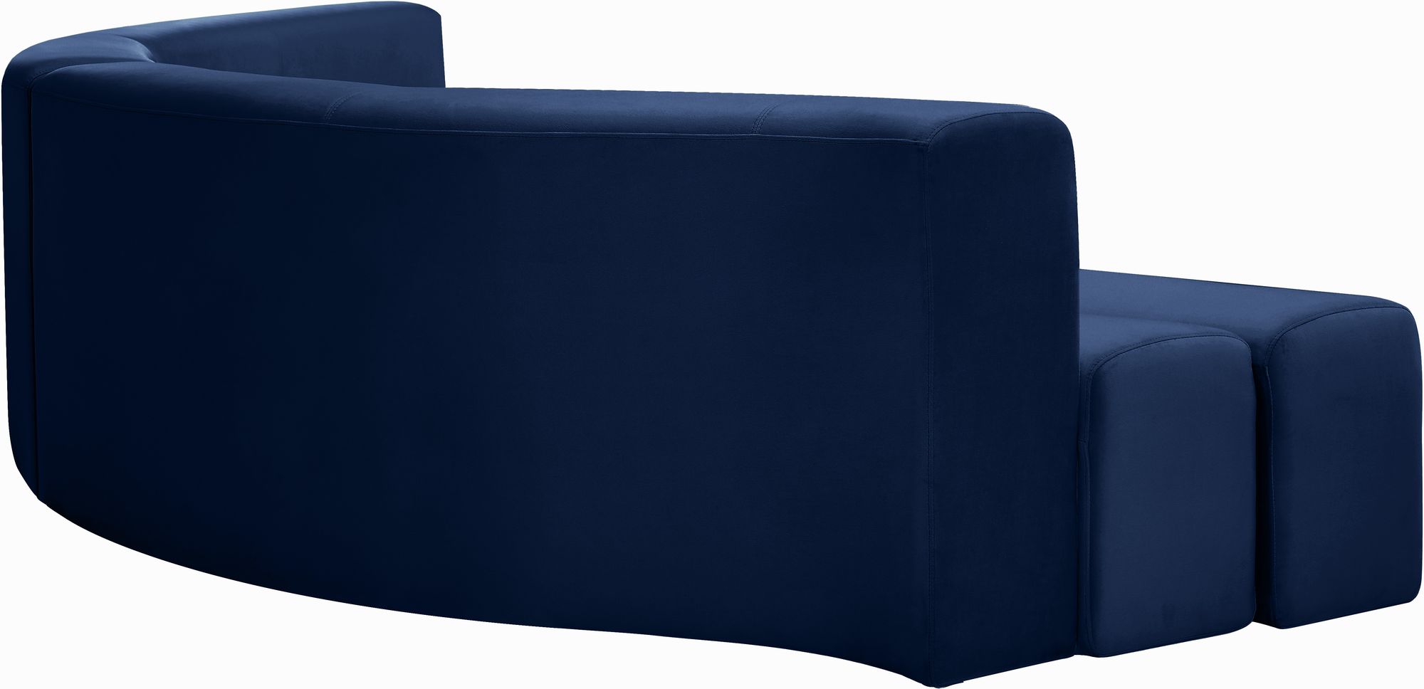 Curl 2-Piece Velvet Sectional