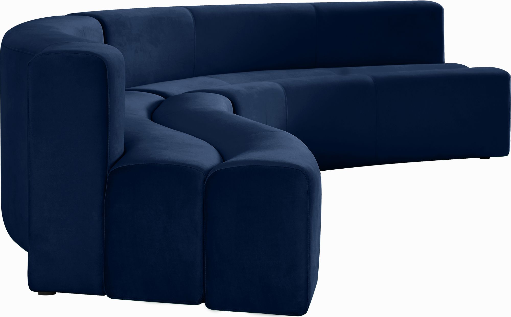 Curl 2-Piece Velvet Sectional
