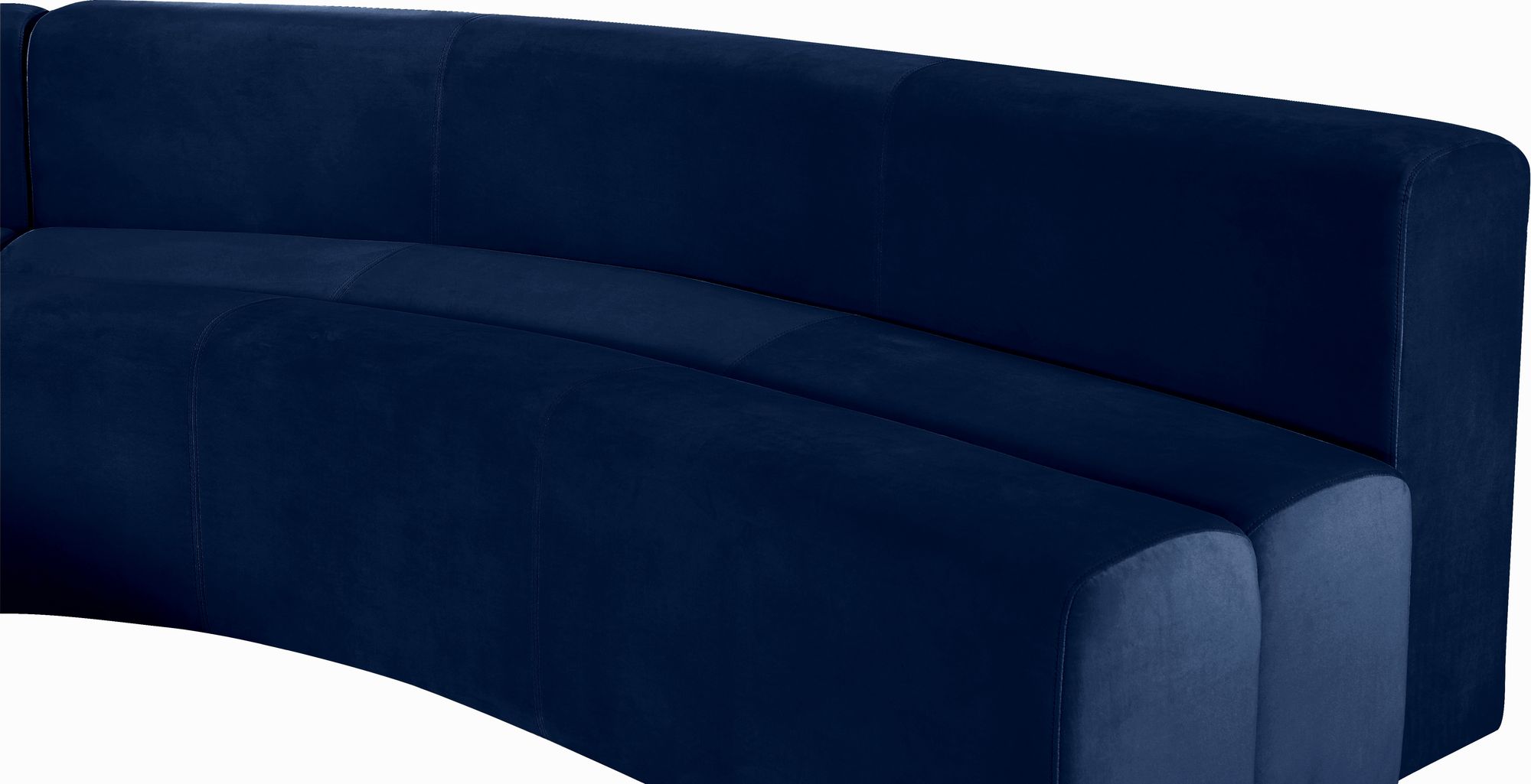 Curl 2-Piece Velvet Sectional