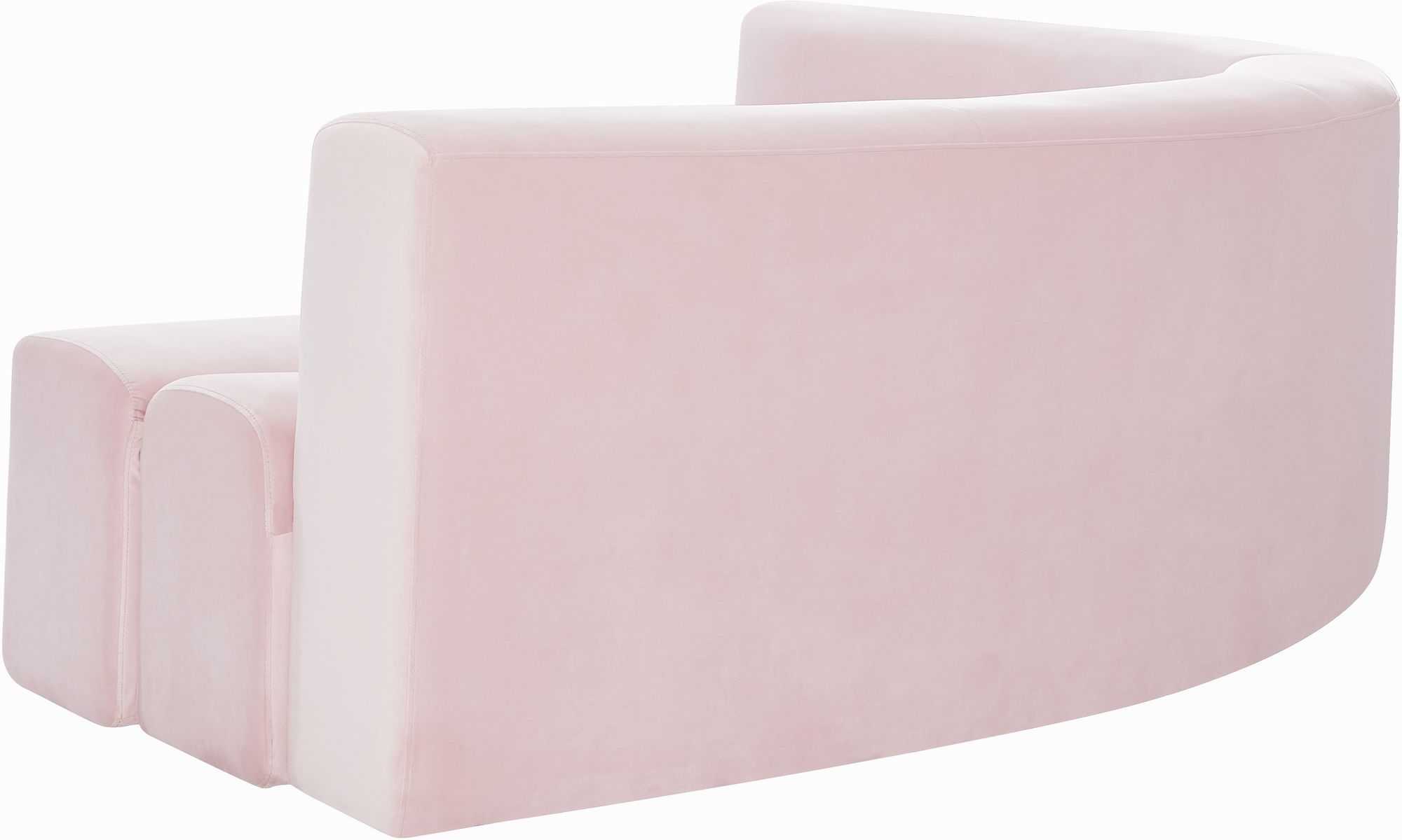 Curl 2-Piece Velvet Sectional