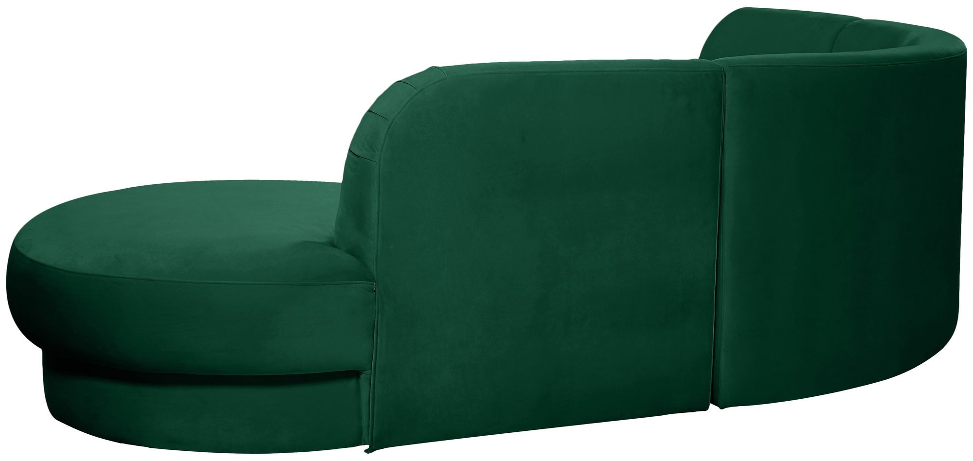 Rosa 135" 3-Piece Velvet Sectional