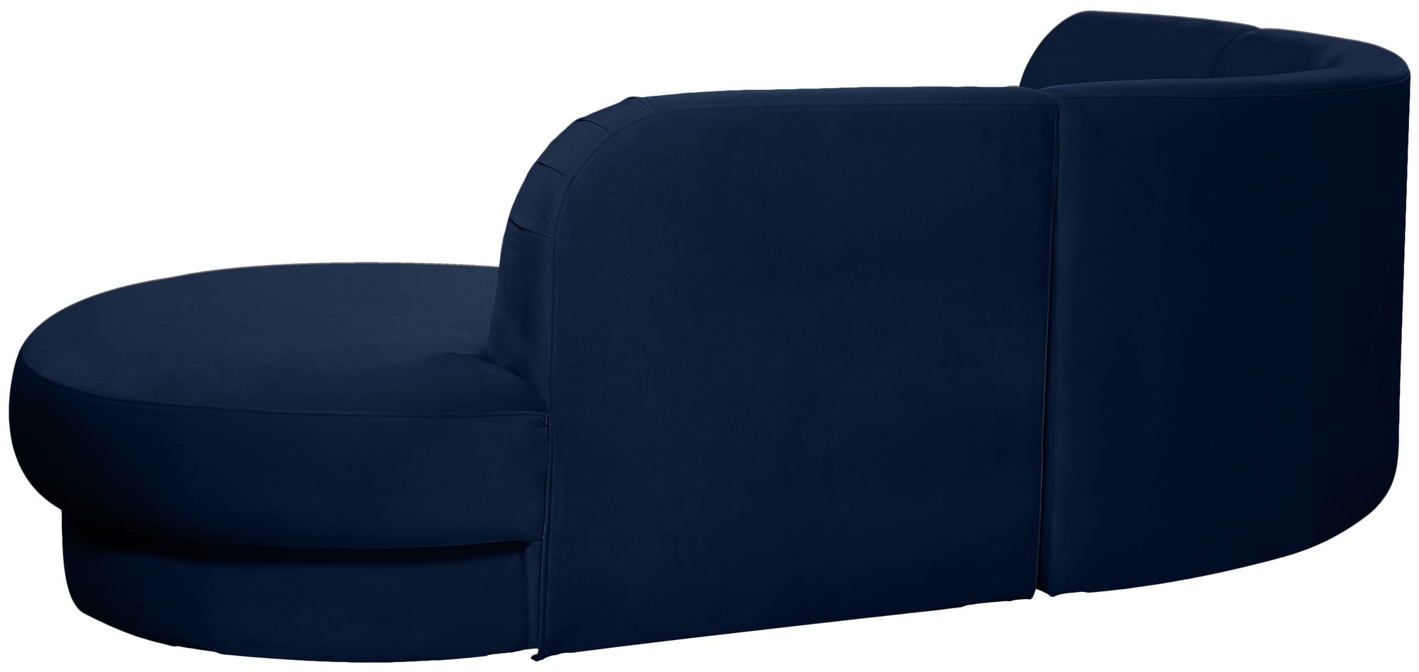 Rosa 135" 3-Piece Velvet Sectional