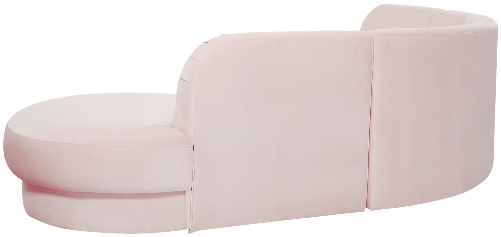 Rosa 135" 3-Piece Velvet Sectional