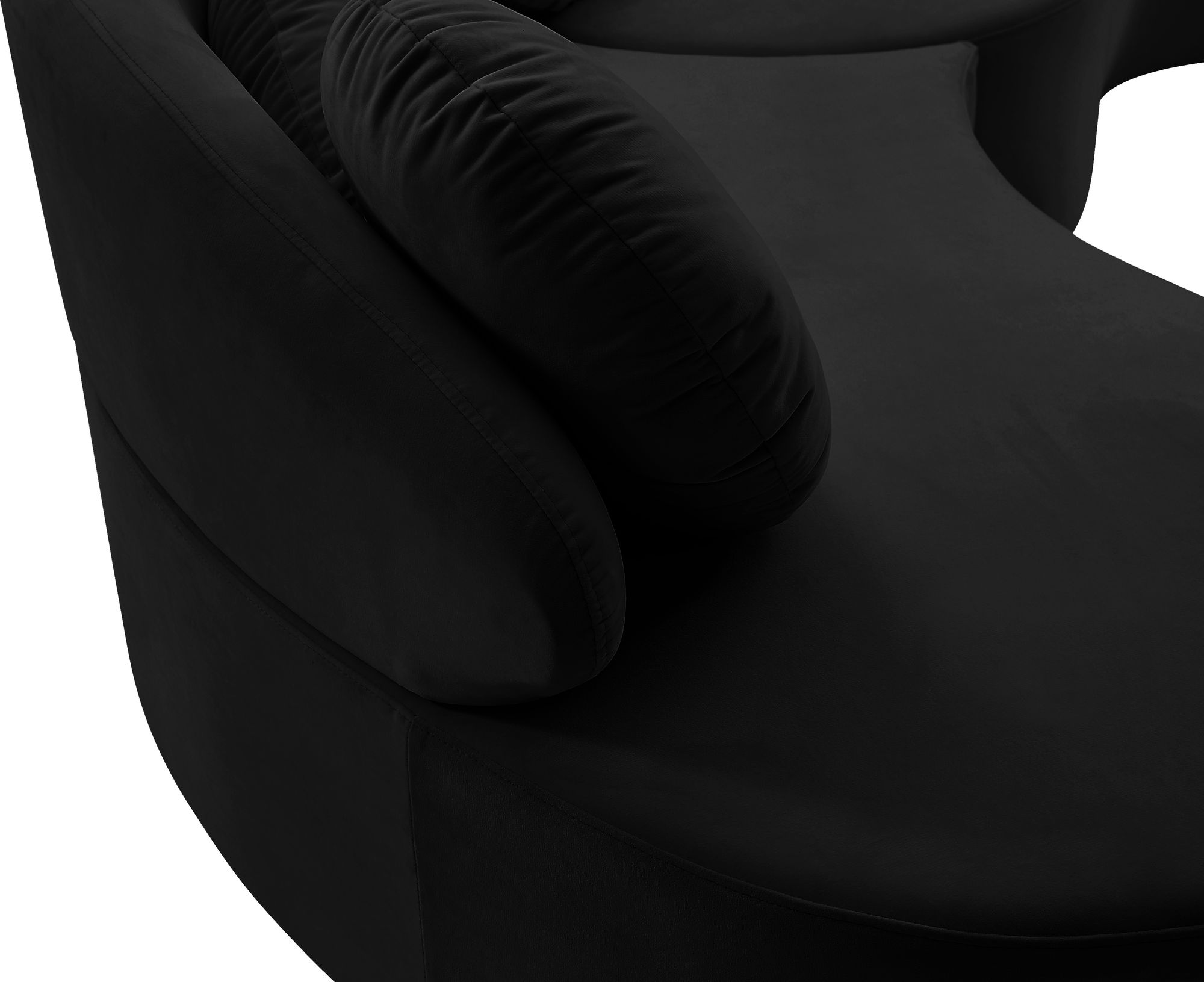 Vivacious 169" 3-Piece Velvet Sectional