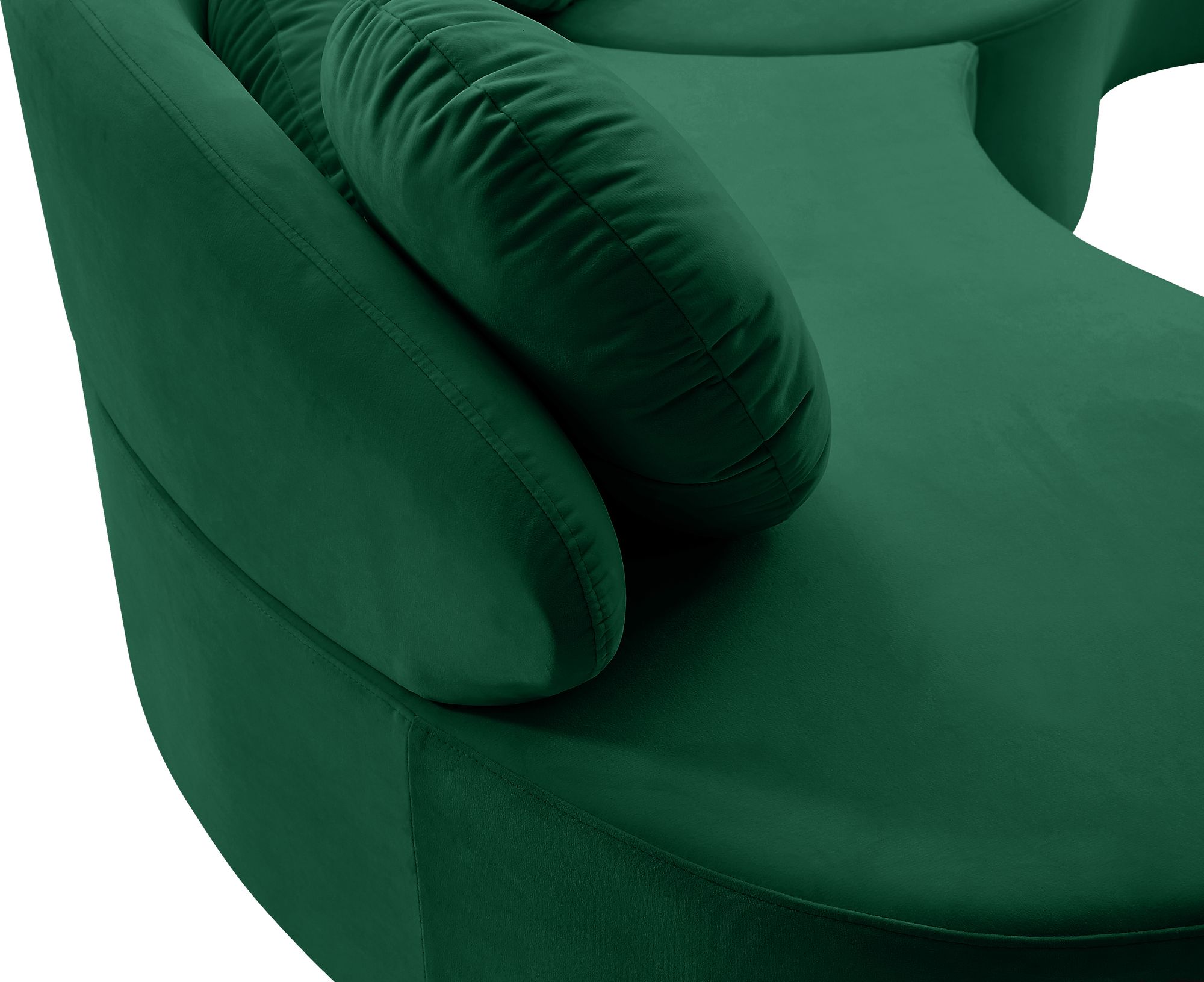 Vivacious 169" 3-Piece Velvet Sectional