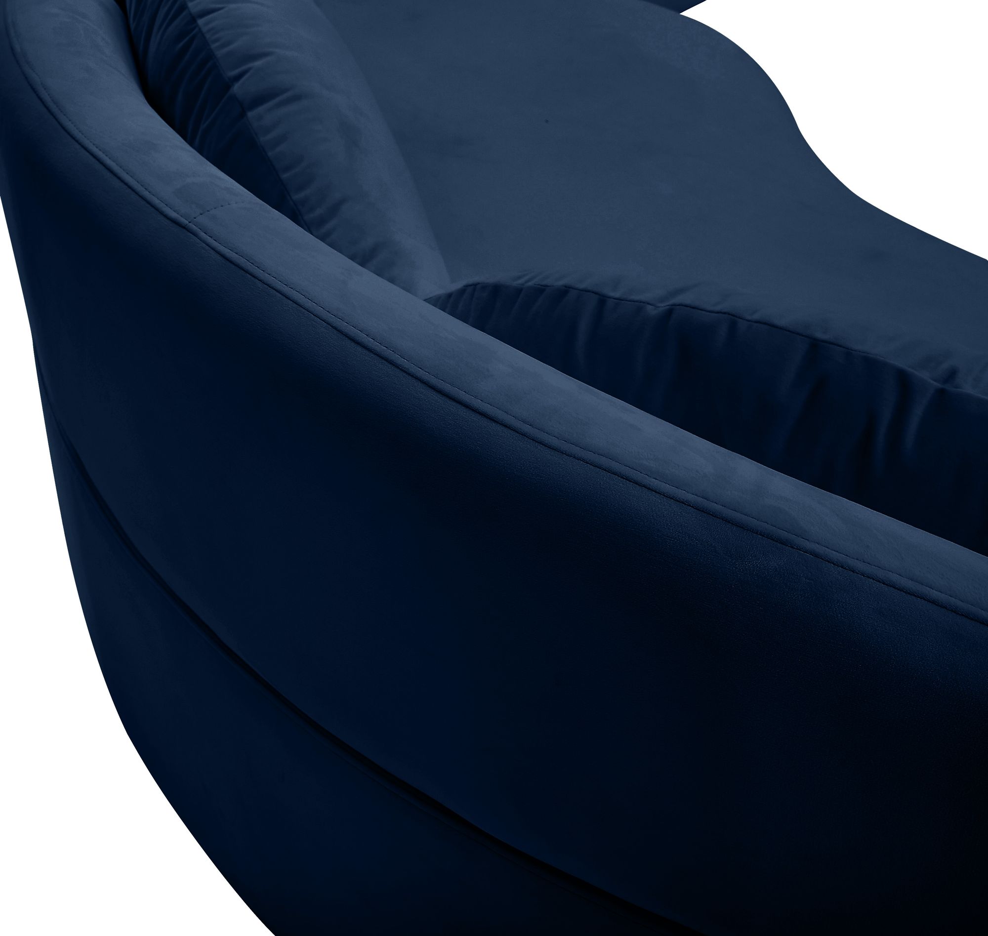 Vivacious 169" 3-Piece Velvet Sectional