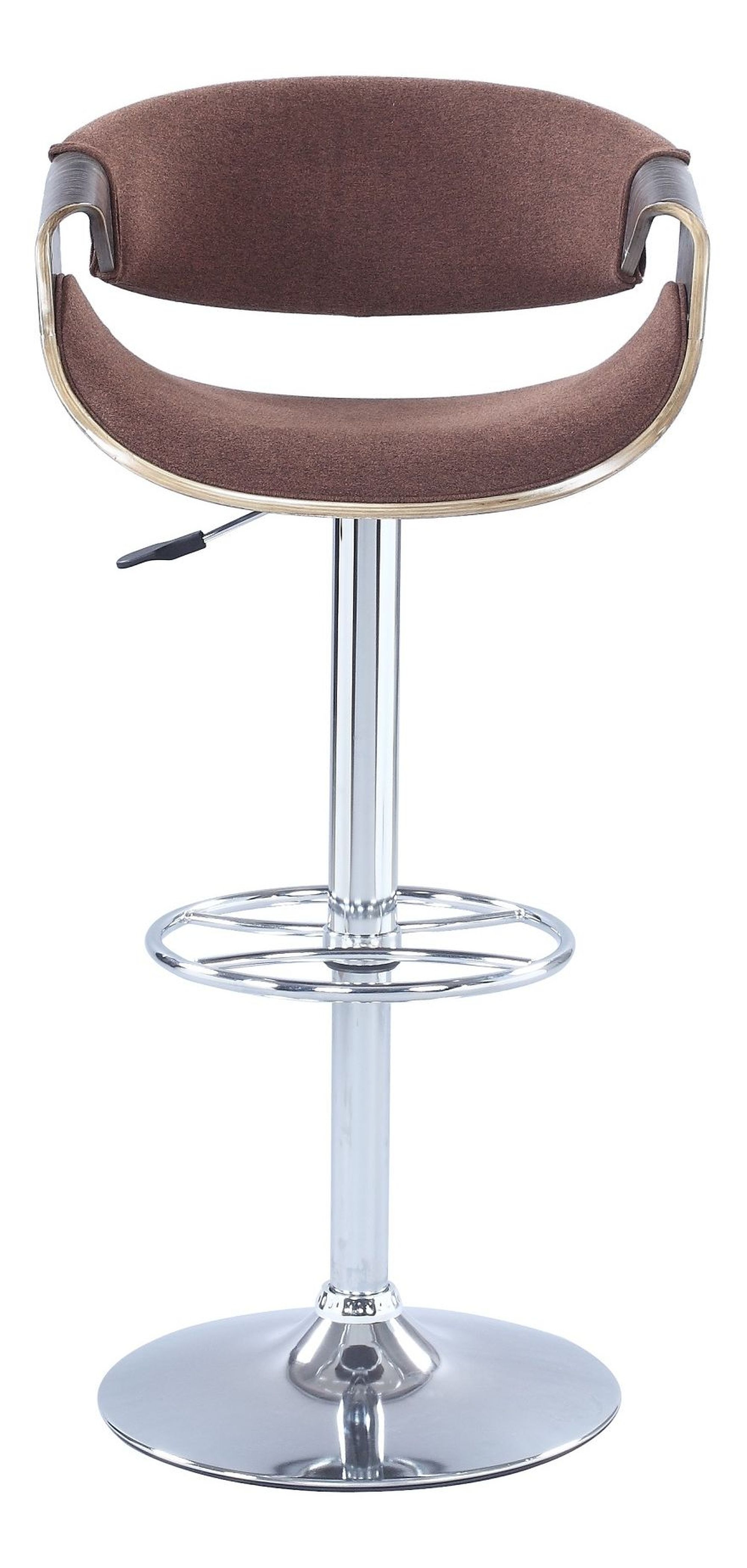 1396 Pneumatic Bentwood Saddle Seat Adjustable Stool