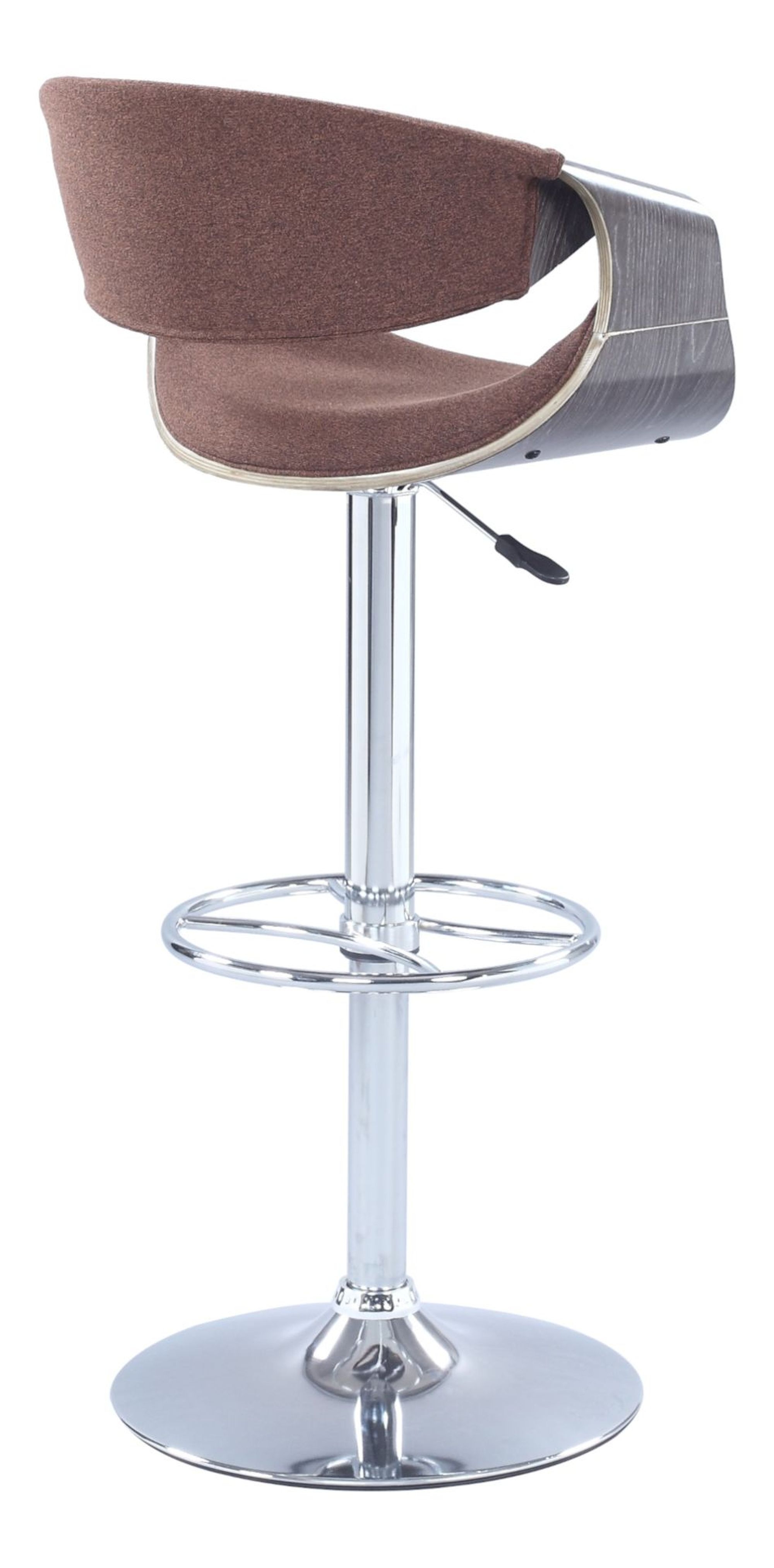1396 Pneumatic Bentwood Saddle Seat Adjustable Stool