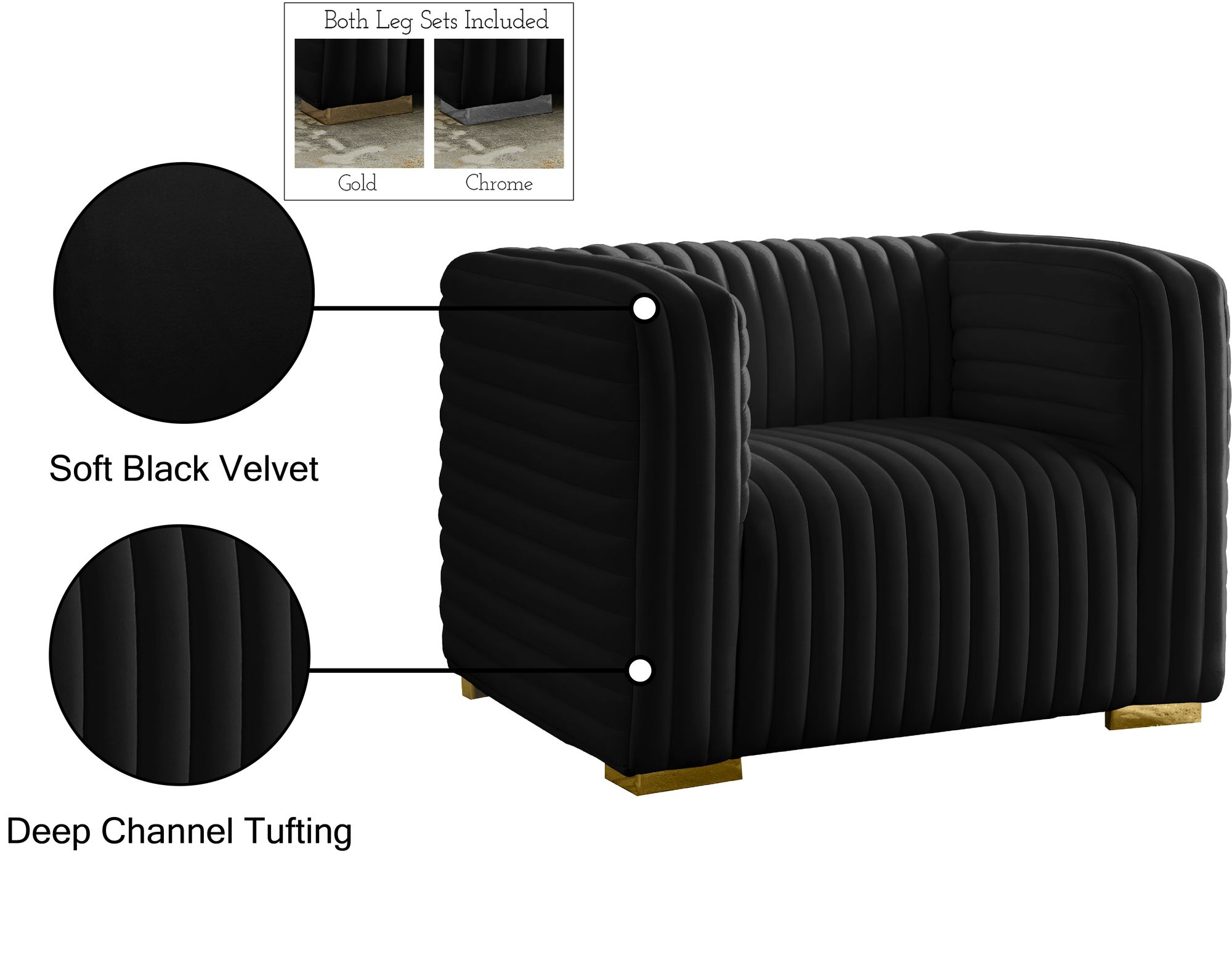 Ravish Velvet Chair