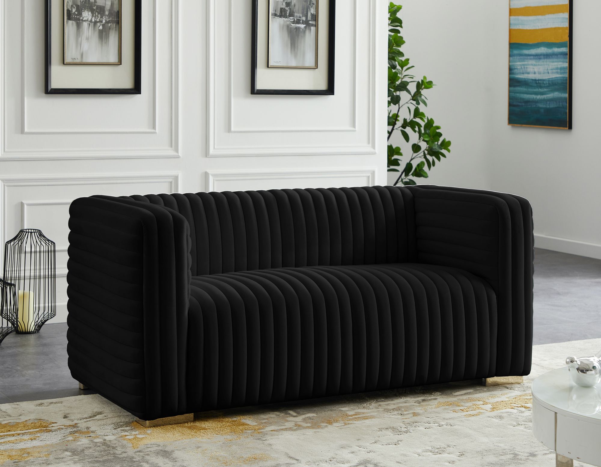 Ravish Velvet Loveseat
