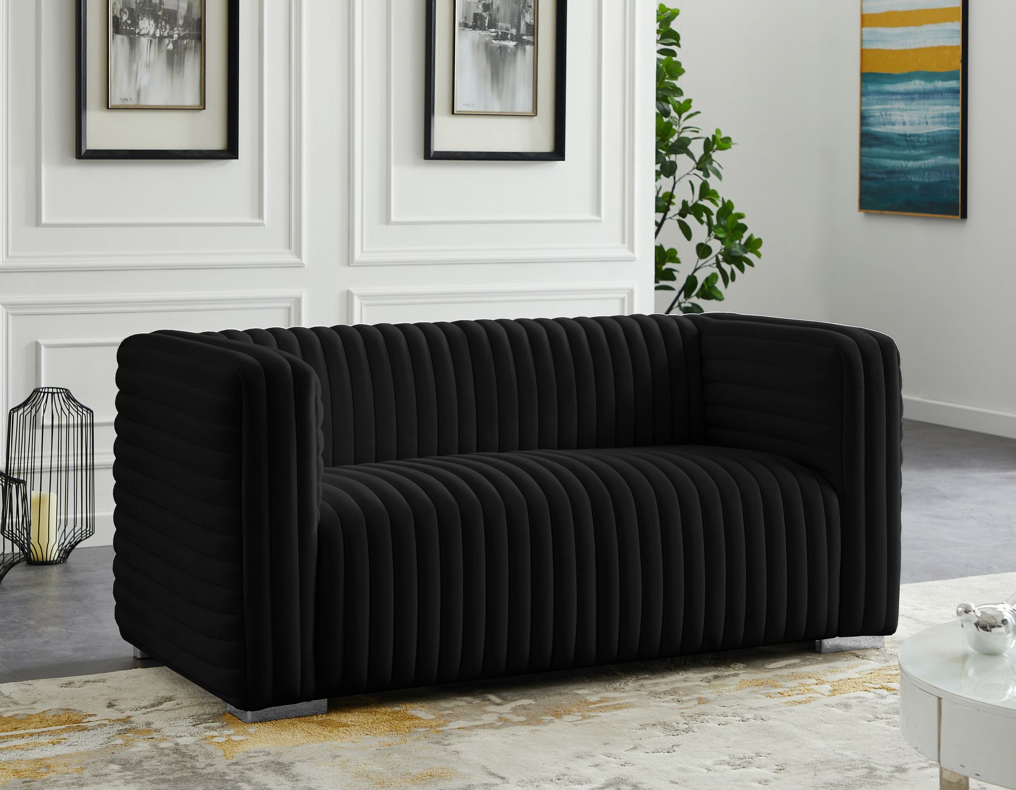 Ravish Velvet Loveseat