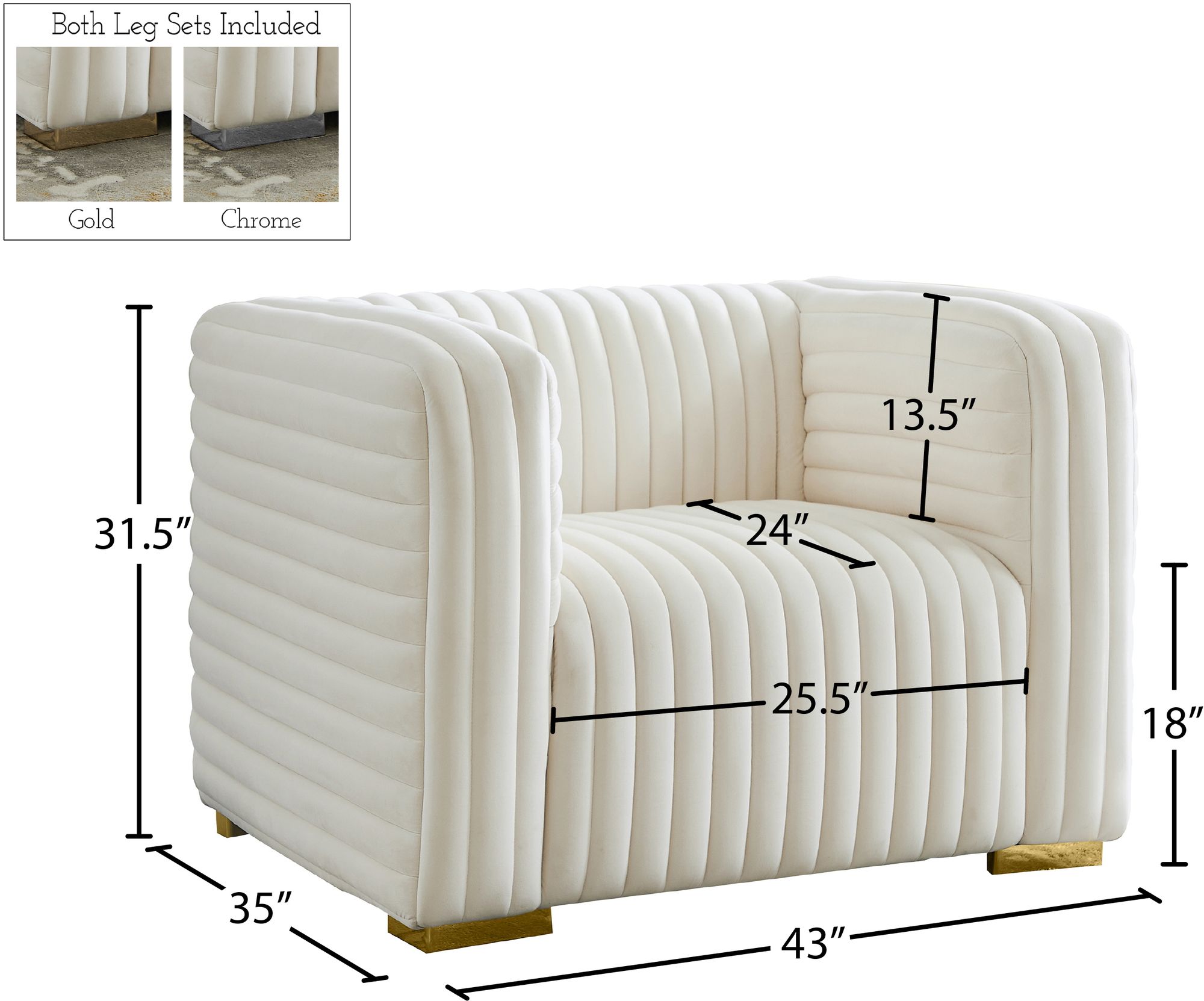 Ravish Velvet Chair