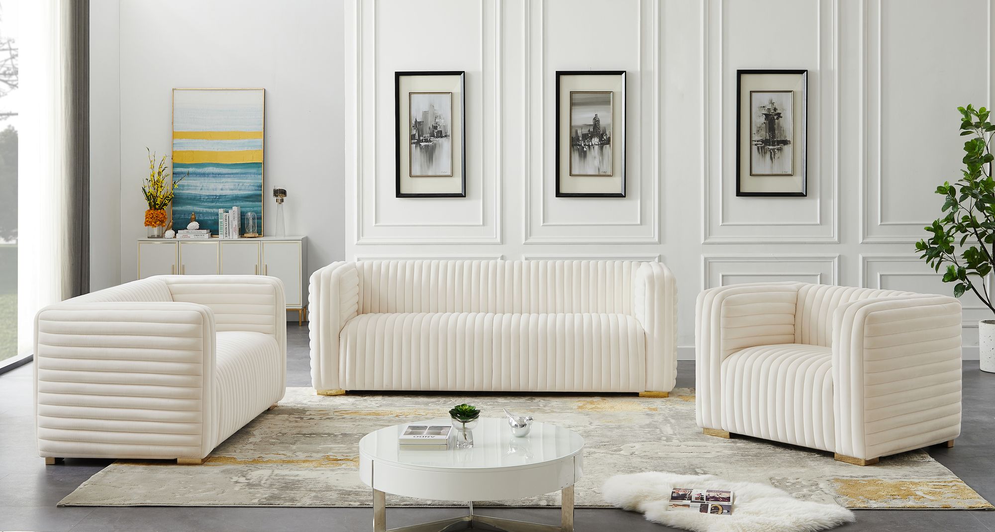 Ravish Velvet Sofa