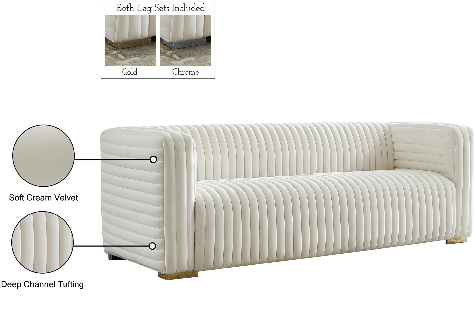 Ravish Velvet Sofa