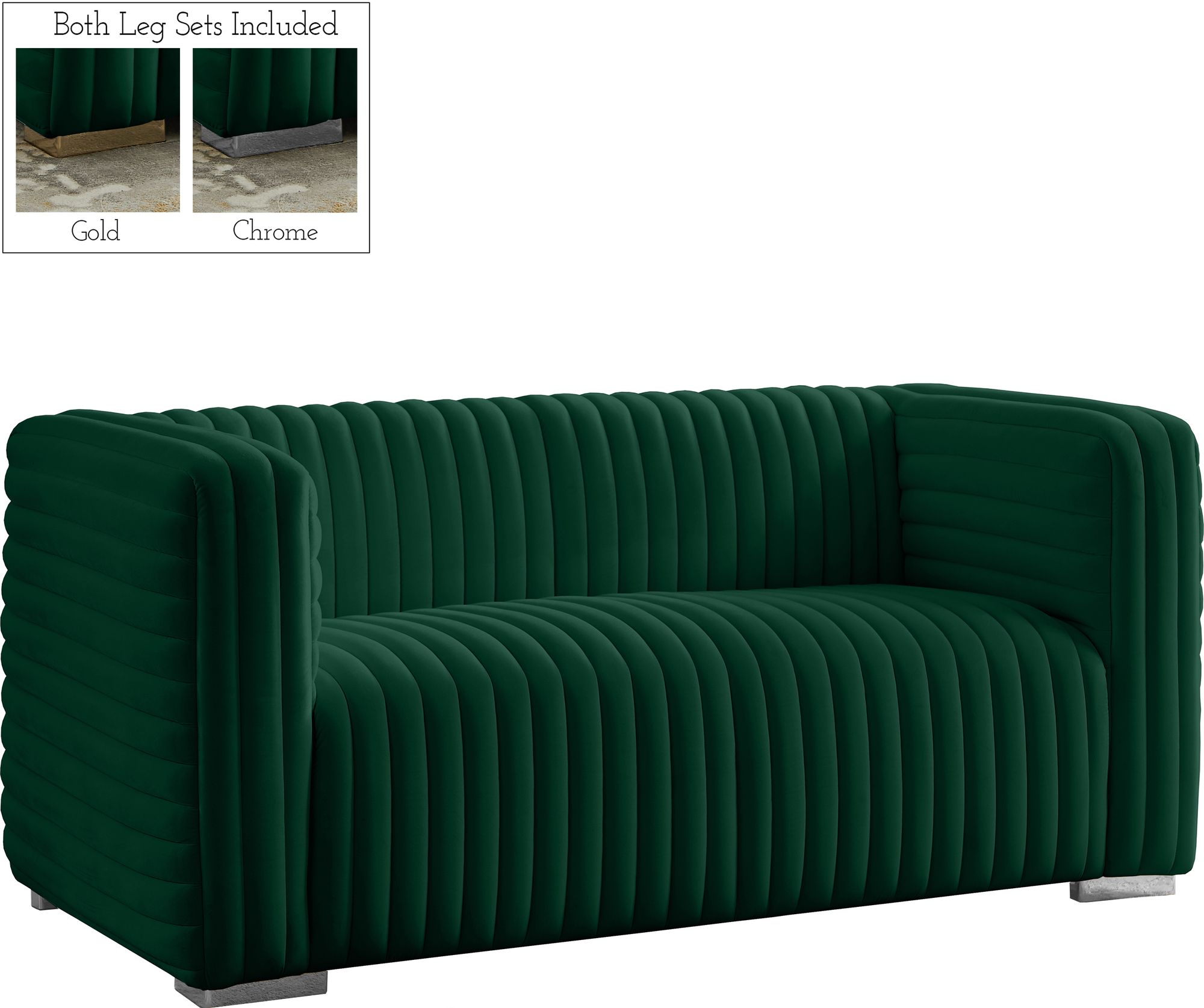 Ravish Velvet Loveseat