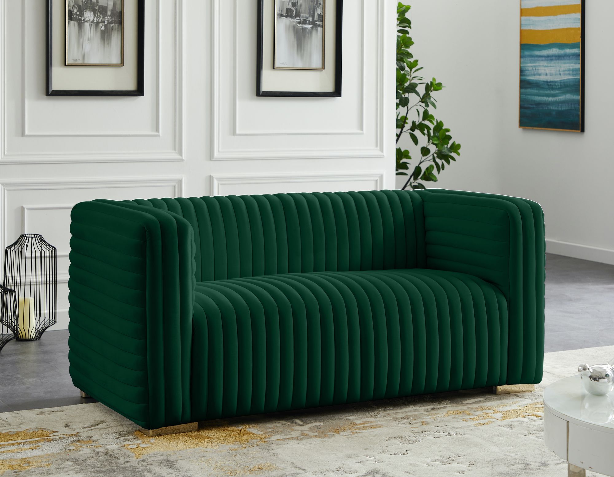 Ravish Velvet Loveseat