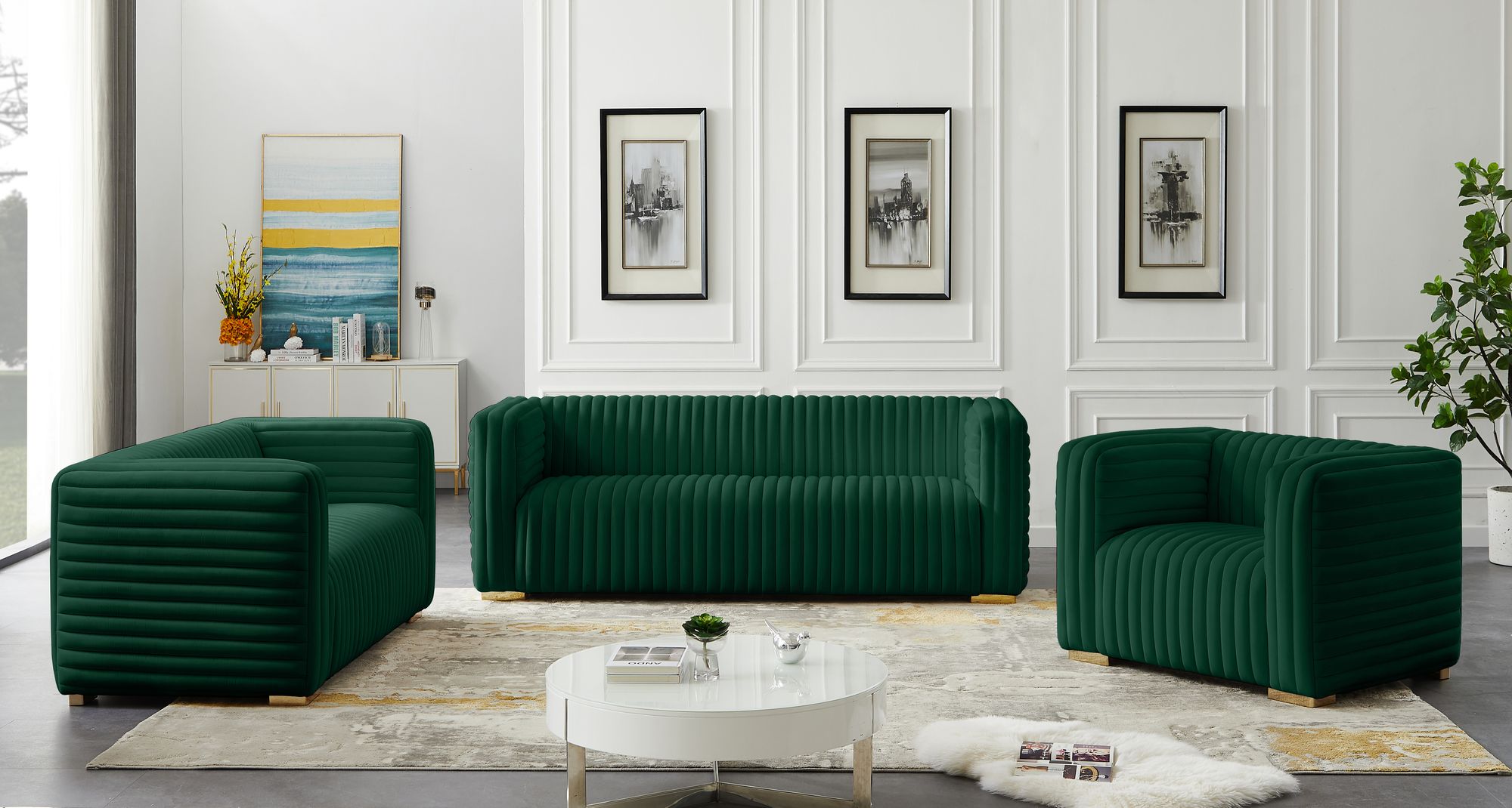Ravish Velvet Sofa