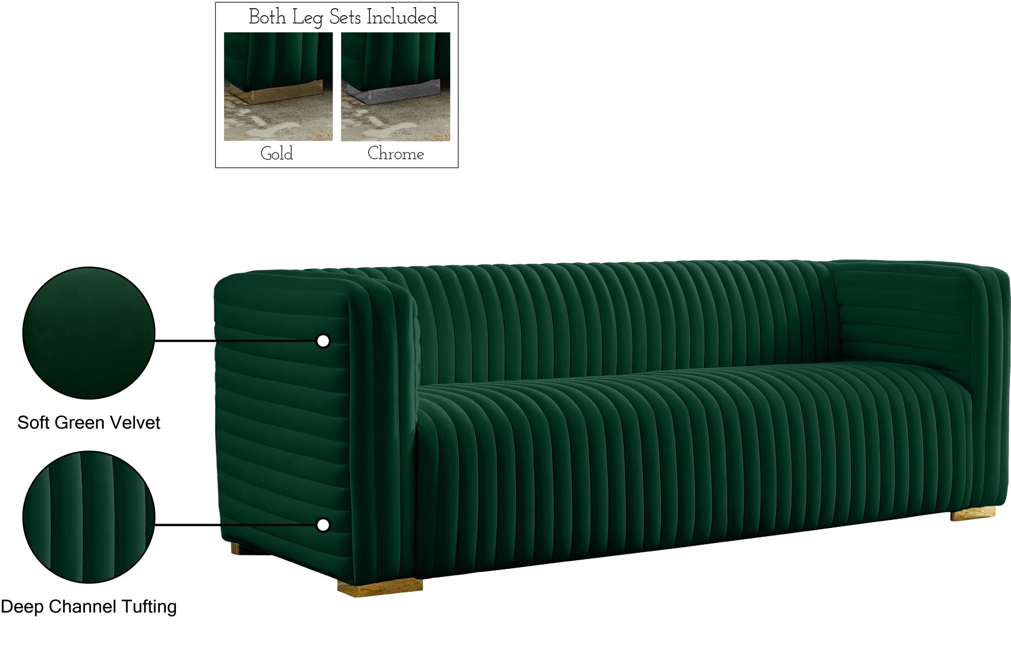 Ravish Velvet Sofa