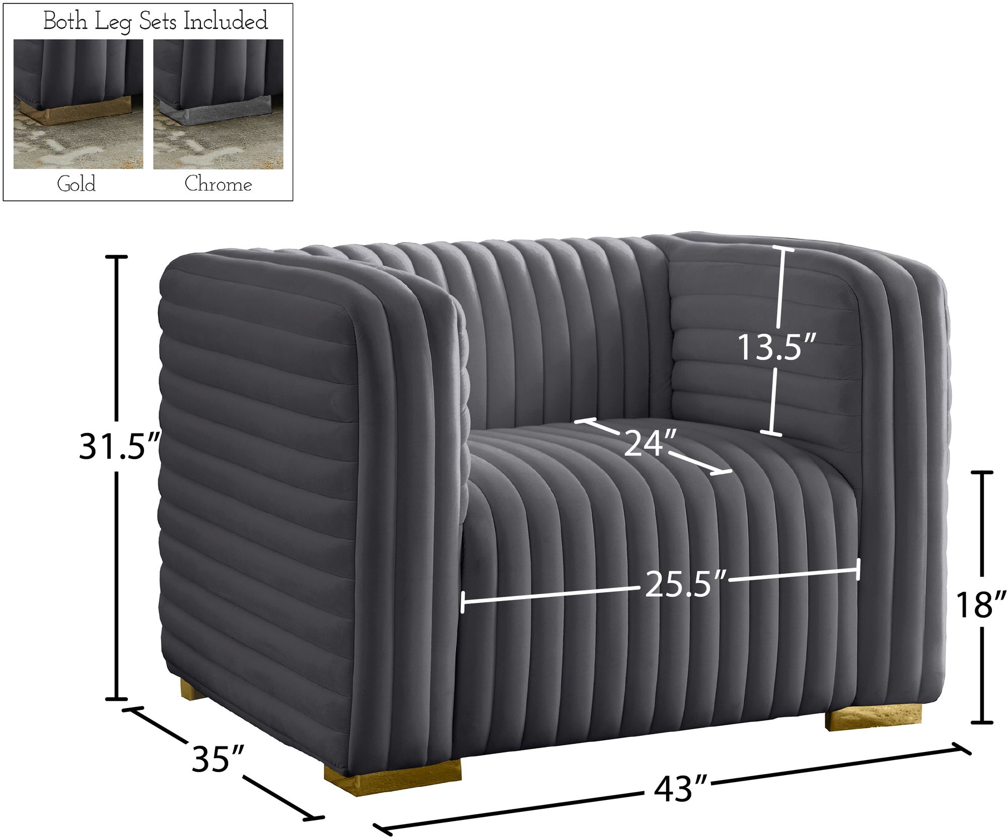 Ravish Velvet Chair