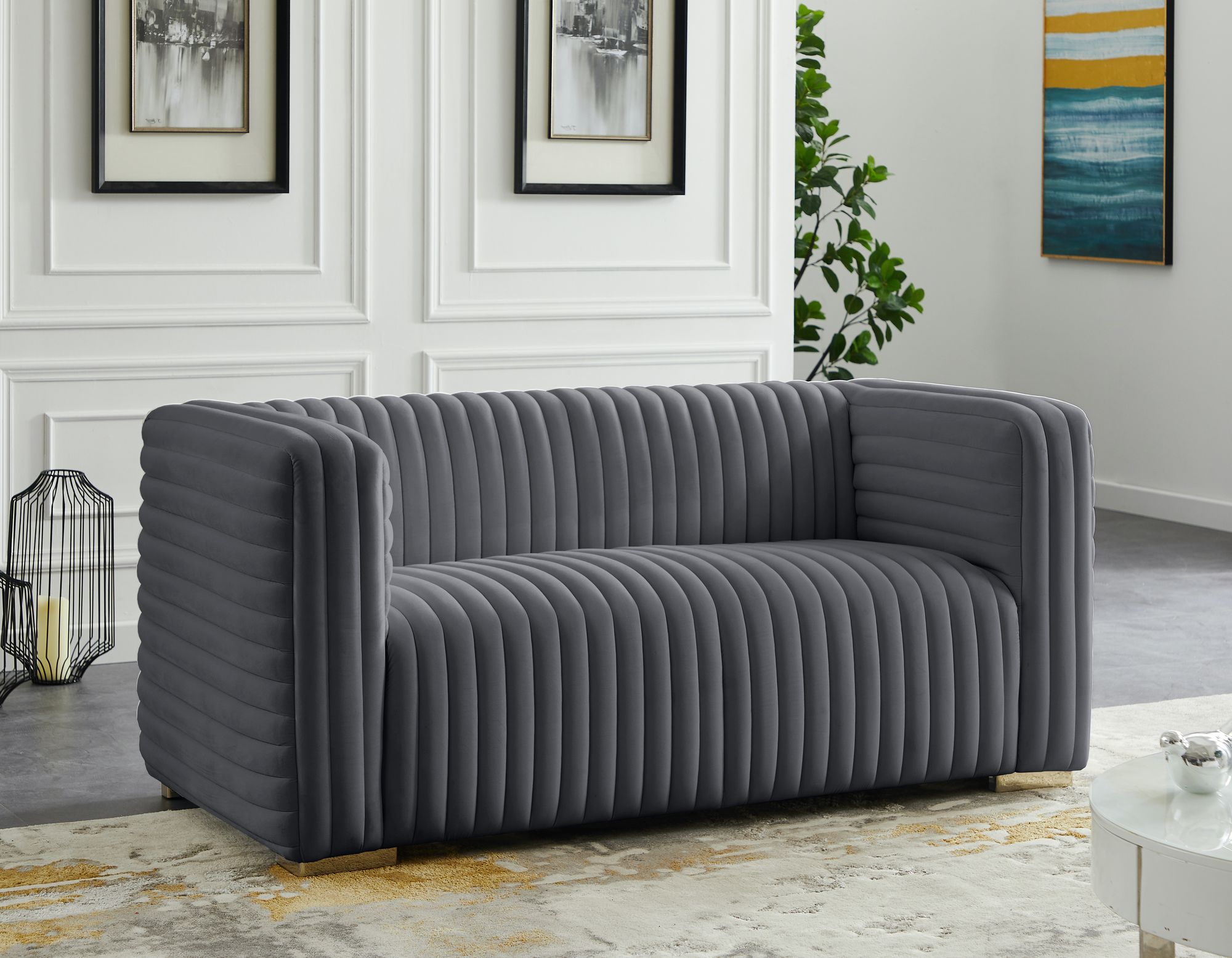 Ravish Velvet Loveseat
