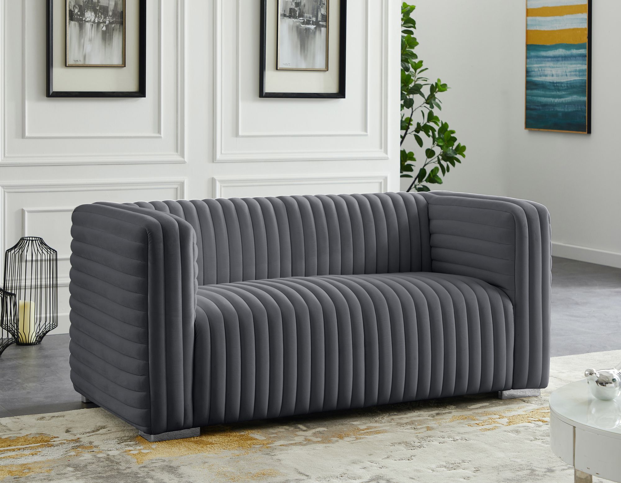 Ravish Velvet Loveseat