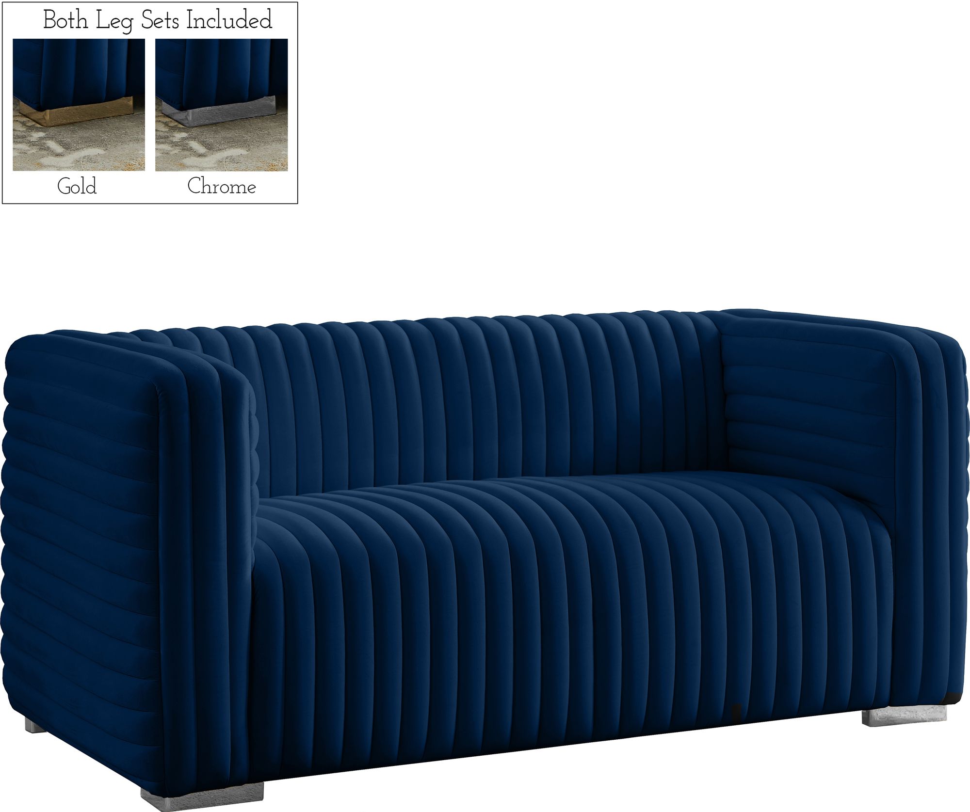Ravish Velvet Loveseat
