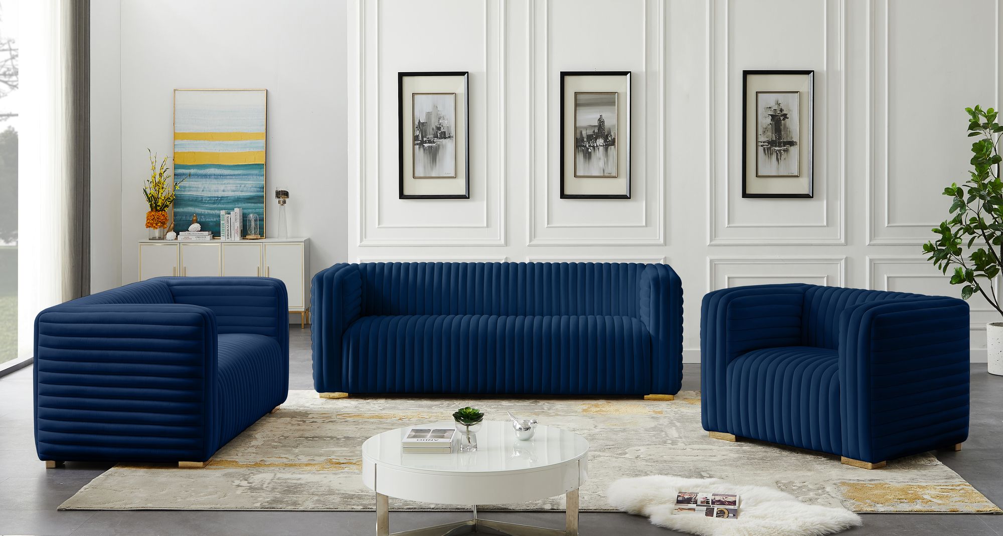 Ravish Velvet Sofa