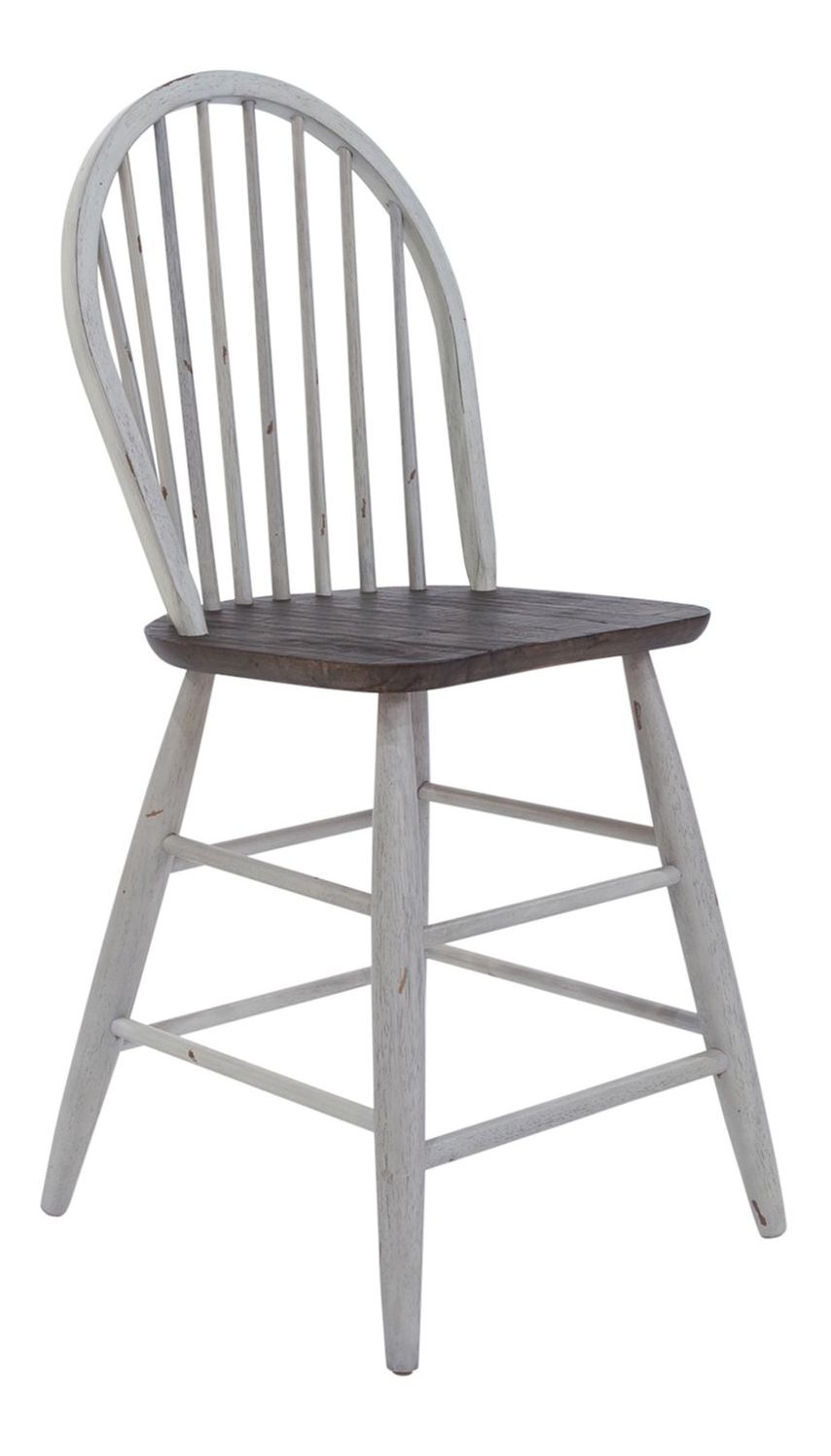 Farmhouse Extendable Trestle Dining Set | Two-Tone Wood