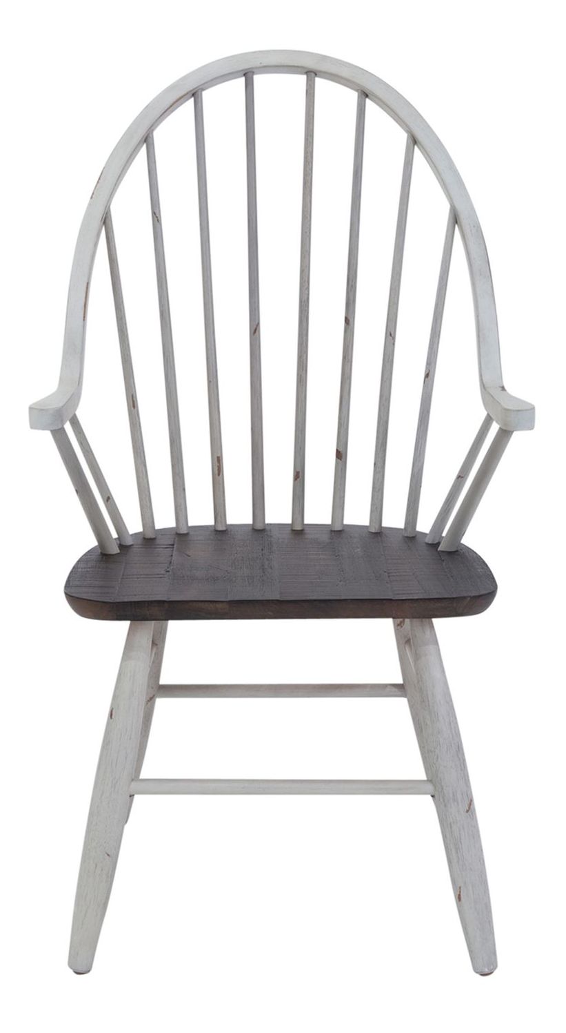 Farmhouse Extendable Trestle Dining Set | Two-Tone Wood