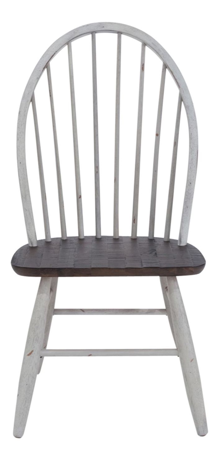 Farmhouse Windsor Wood Back Side Chair