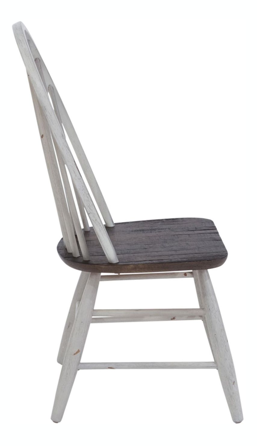 Farmhouse Windsor Wood Back Side Chair