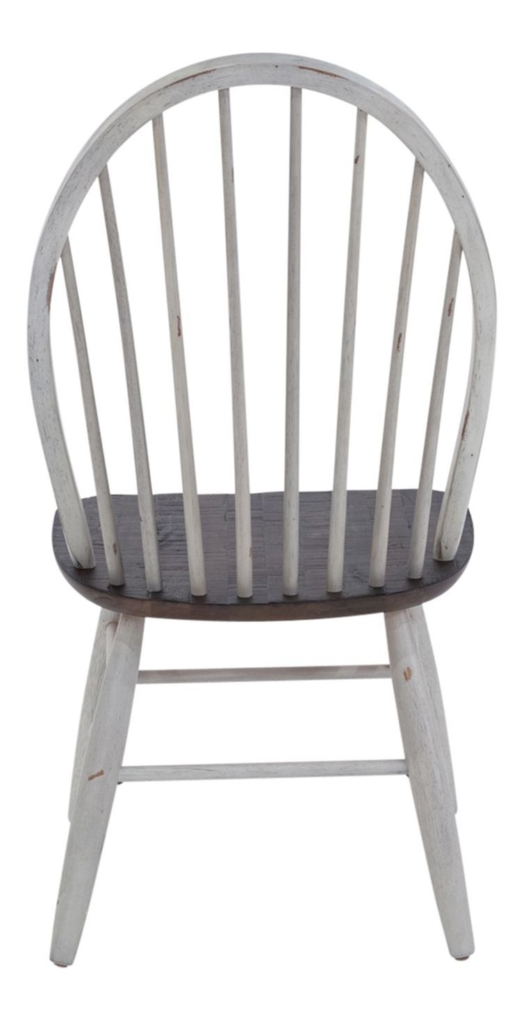 Farmhouse Windsor Wood Back Side Chair