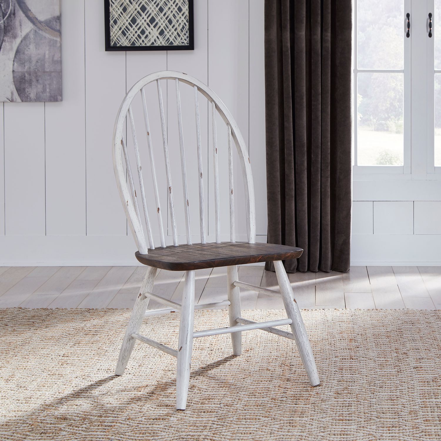 Farmhouse Gathering Dining Set | Two-Tone Storage Table