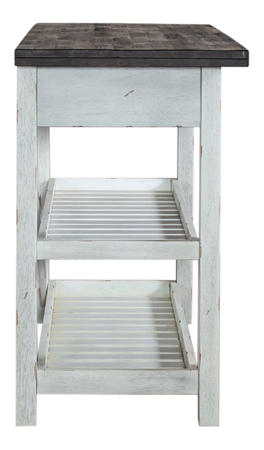 Farmhouse Gathering Dining Set | Two-Tone Storage Table