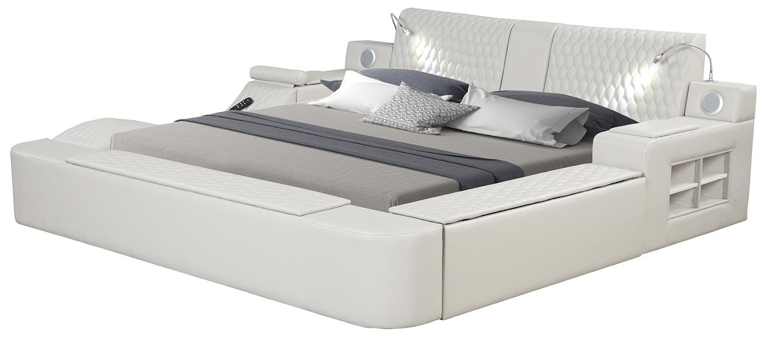 Zoya Fabric Upholstered Ice Bed