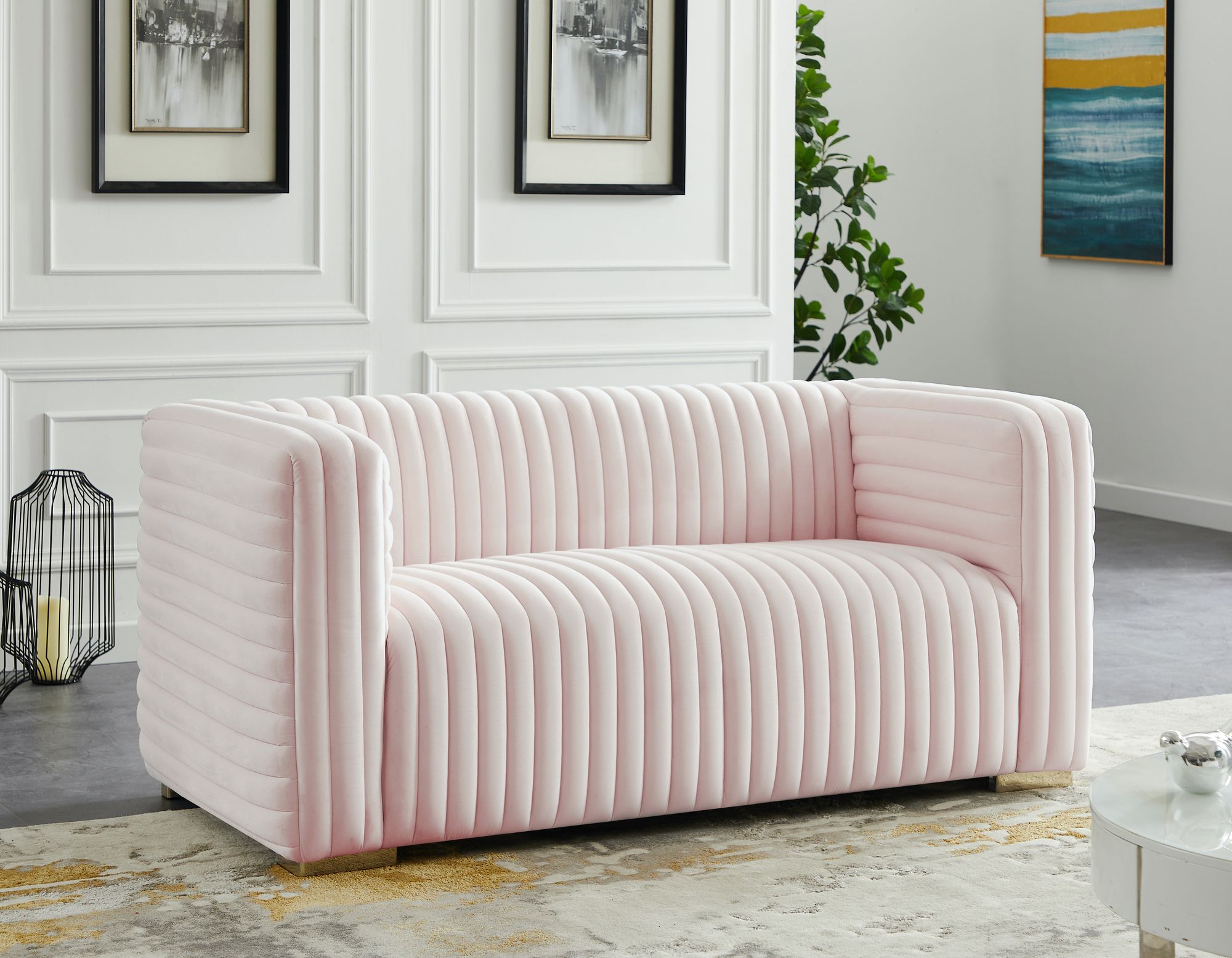 Ravish Velvet Loveseat