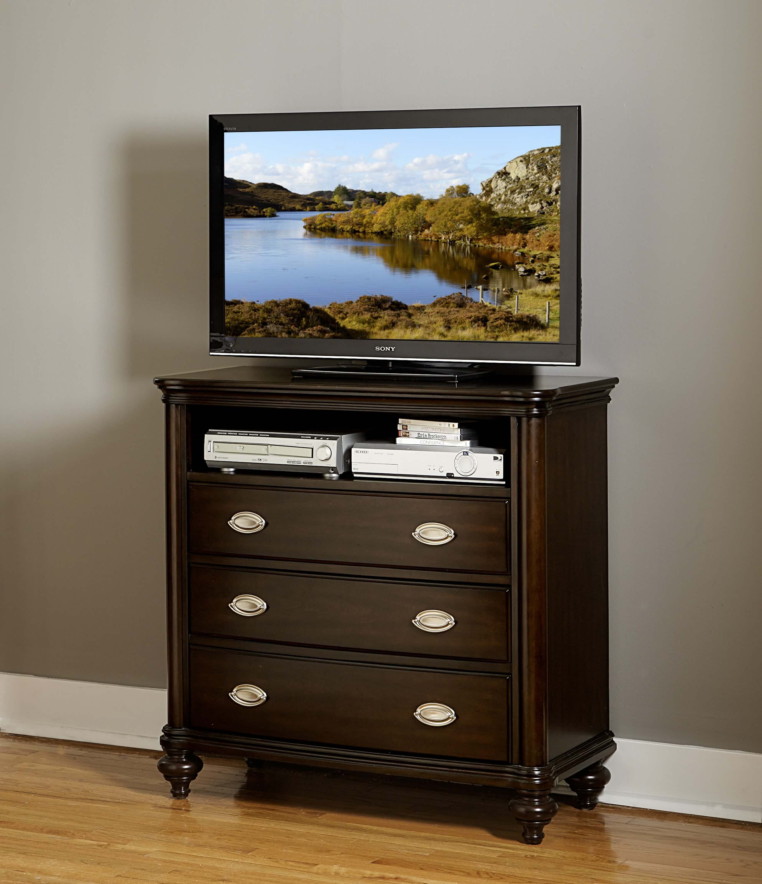 Marston Classic Wood TV Chest by Homelegance