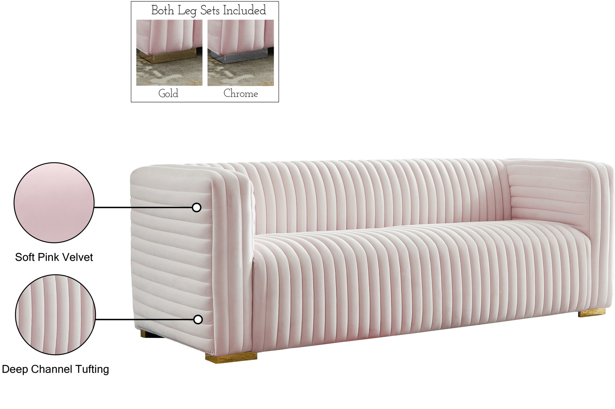 Ravish Velvet Sofa